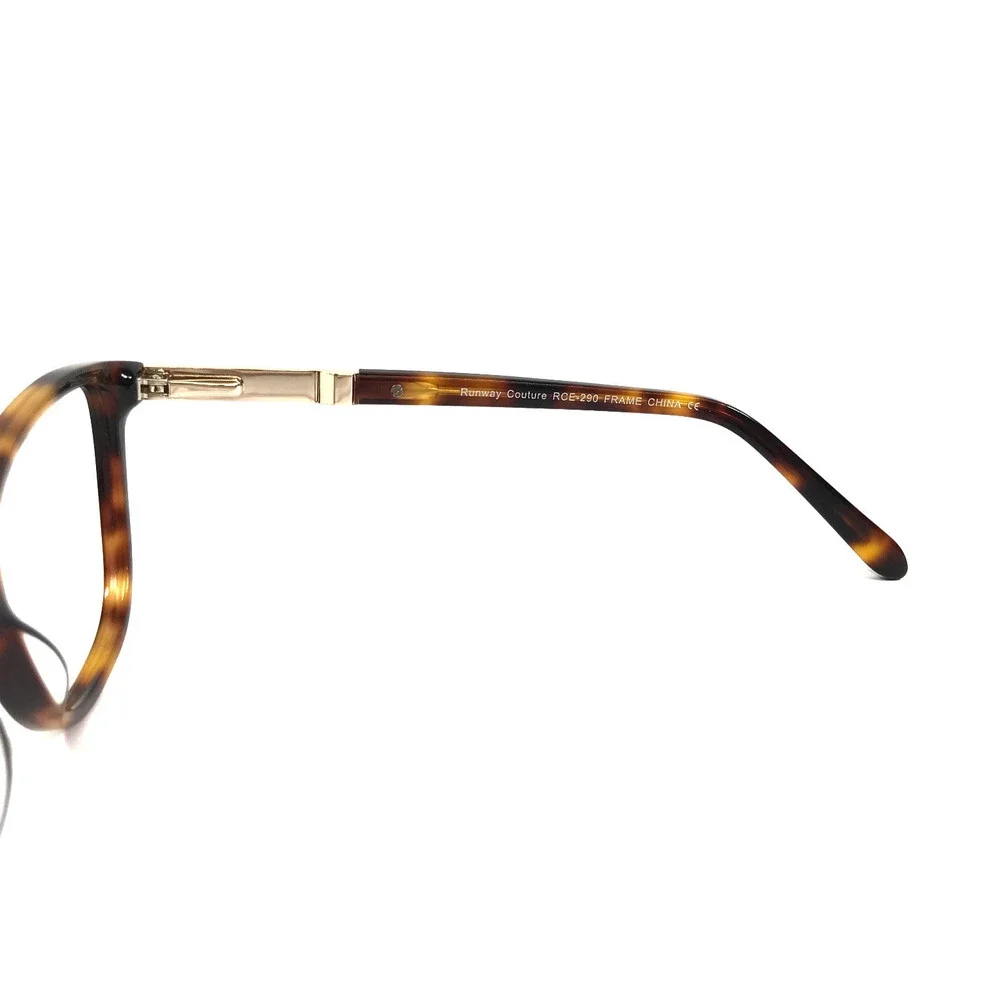 Runway Couture Eyeglasses Frame RCE-290 TORT Tortoise Cat Eye Full Rim 54-15-140